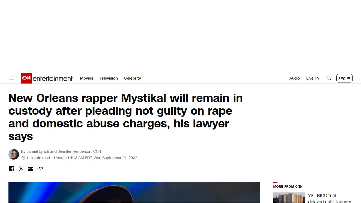New Orleans rapper Mystikal will remain in custody after pleading not ...